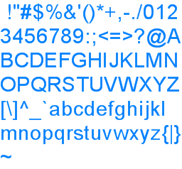 Font Scraper PNG output